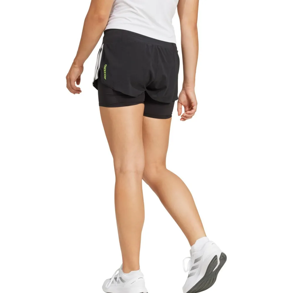 adidas - Women's Adizero 2in1 Shorts - Laufshorts Black Sale