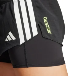 adidas - Women's Adizero 2in1 Shorts - Laufshorts Black Sale