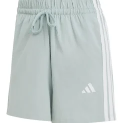 adidas Alltagsbekleidung|Hosen-- Women's Essentials 3-Stripes Cotton Shorts - Shorts Wonder Sage / White