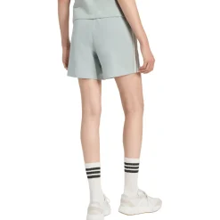 adidas Alltagsbekleidung|Hosen-- Women's Essentials 3-Stripes Cotton Shorts - Shorts Wonder Sage / White
