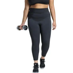adidas - Women's Optime 3-Stripes 7/8 Pants - Leggings Black Clearance