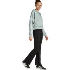 adidas - Women's 3-Stipes French Terry QZ Hoodie - Sweat- & Trainingsjacke Wonder Sage / White