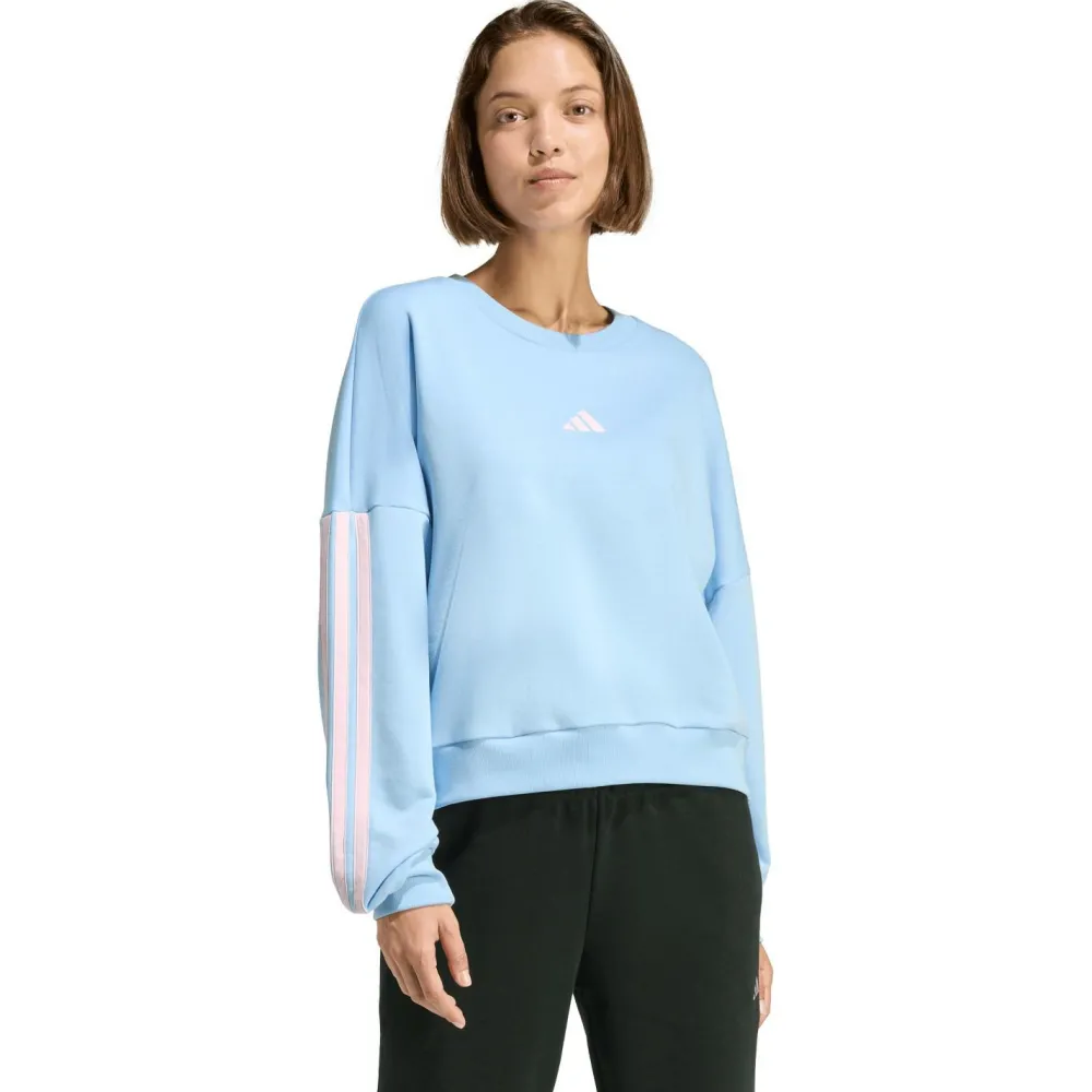 - Woen' 3-tripe French-Terry weathirt - Puover < adidas Hot