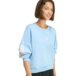 - Woen' 3-tripe French-Terry weathirt - Puover < adidas Hot