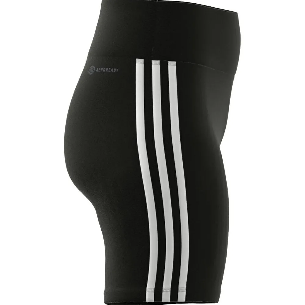adidas - Women's TE 3 Stripes Short Tight - Lauftights Black Discount