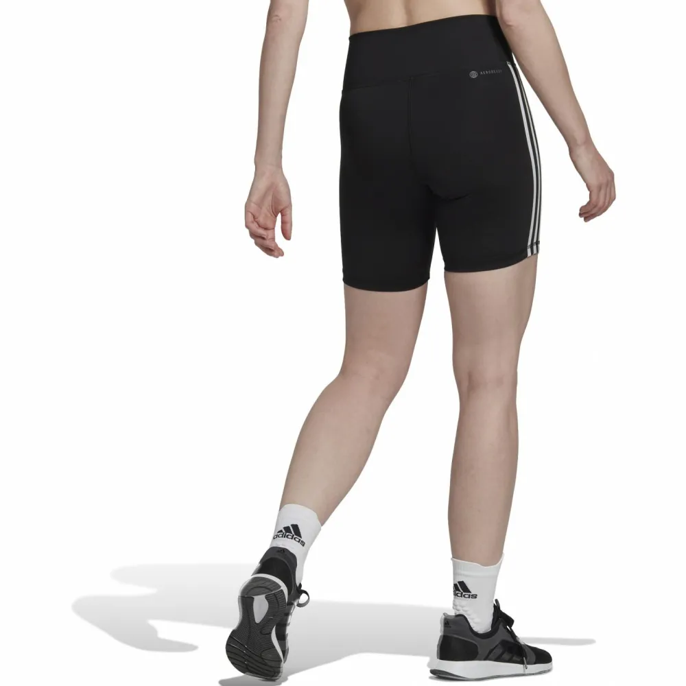 adidas - Women's TE 3 Stripes Short Tight - Lauftights Black Discount