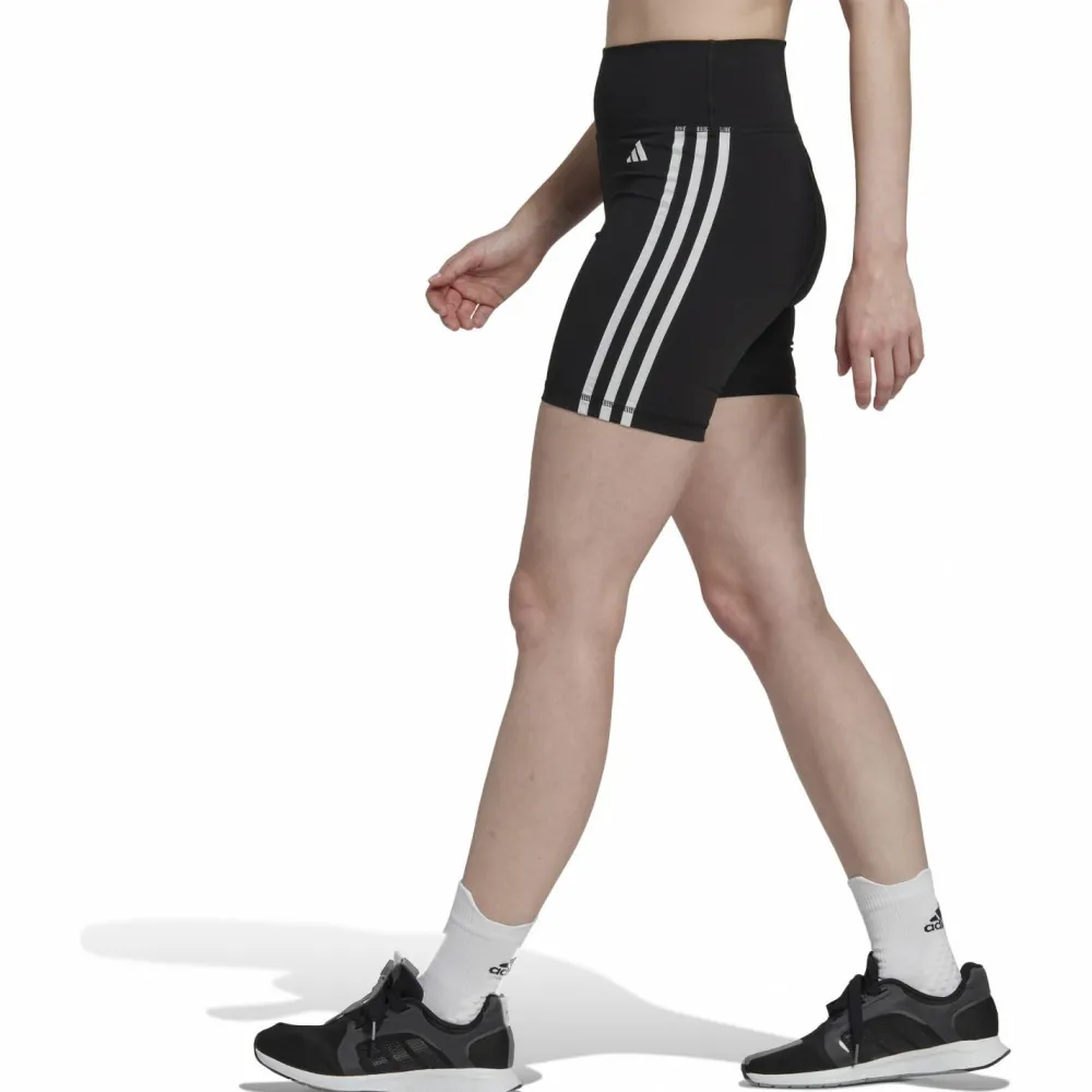 adidas - Women's TE 3 Stripes Short Tight - Lauftights Black Discount
