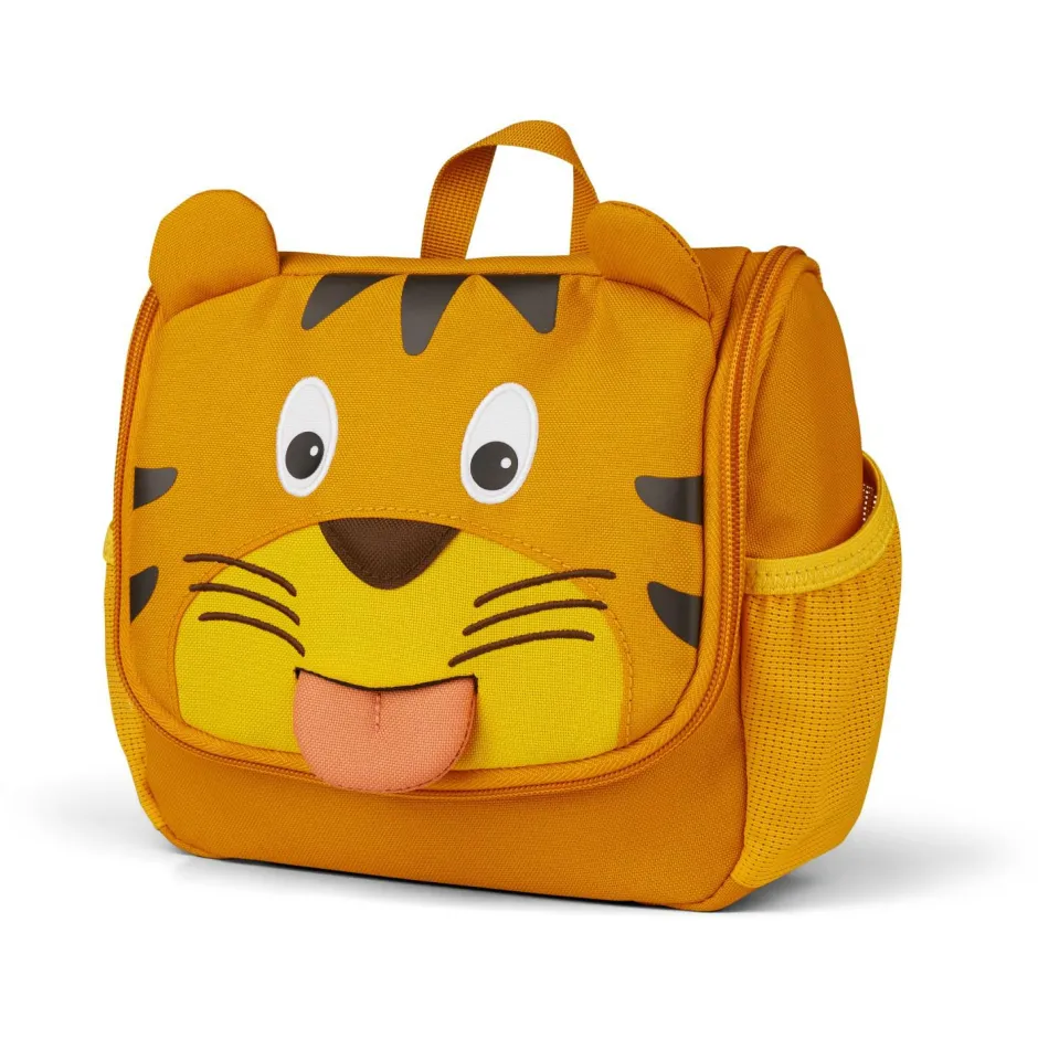 Affenzahn Kulturbeutel|Kulturbeutel-- Kid's Toiletry Bag Tiger - Kulturbeutel Yellow
