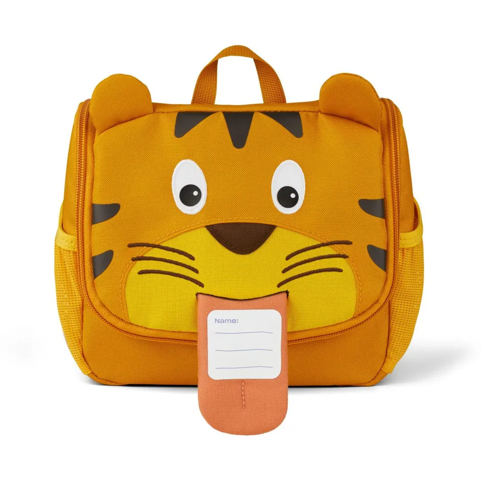Affenzahn Kulturbeutel|Kulturbeutel-- Kid's Toiletry Bag Tiger - Kulturbeutel Yellow