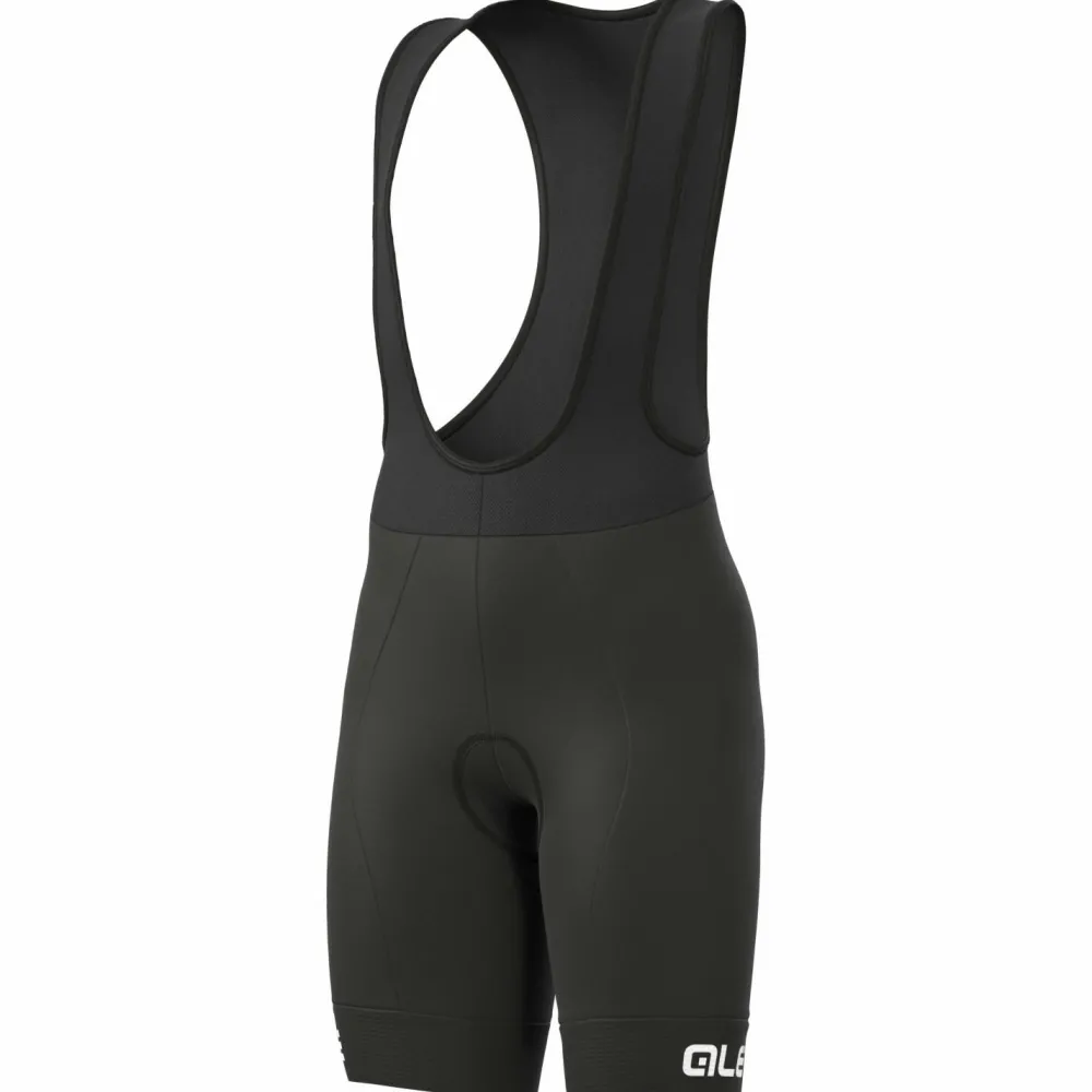 Alu00e9 Alé - Kid's Bibshorts - Radhose Black / White