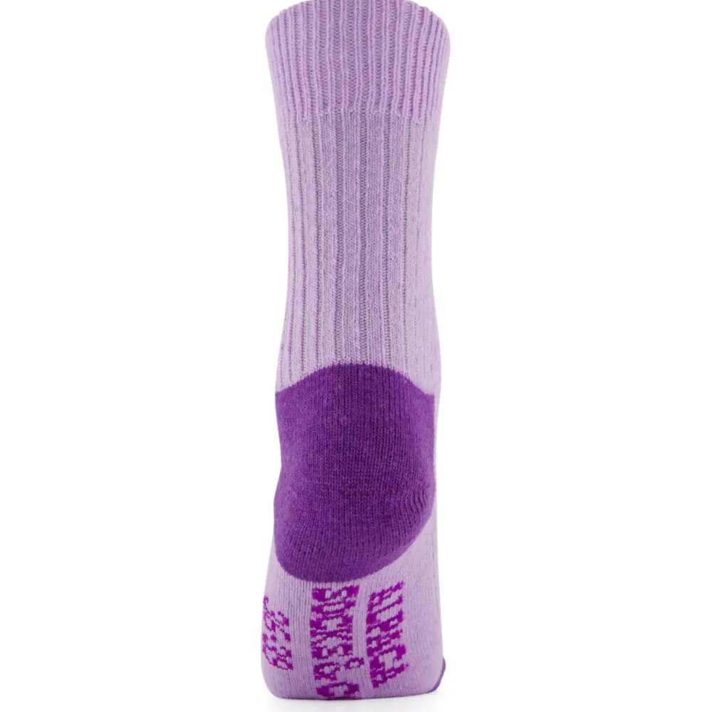 - Merino Cashmere Ribbed Crew - Multifunktionssocken < Alpacasocks&Co New