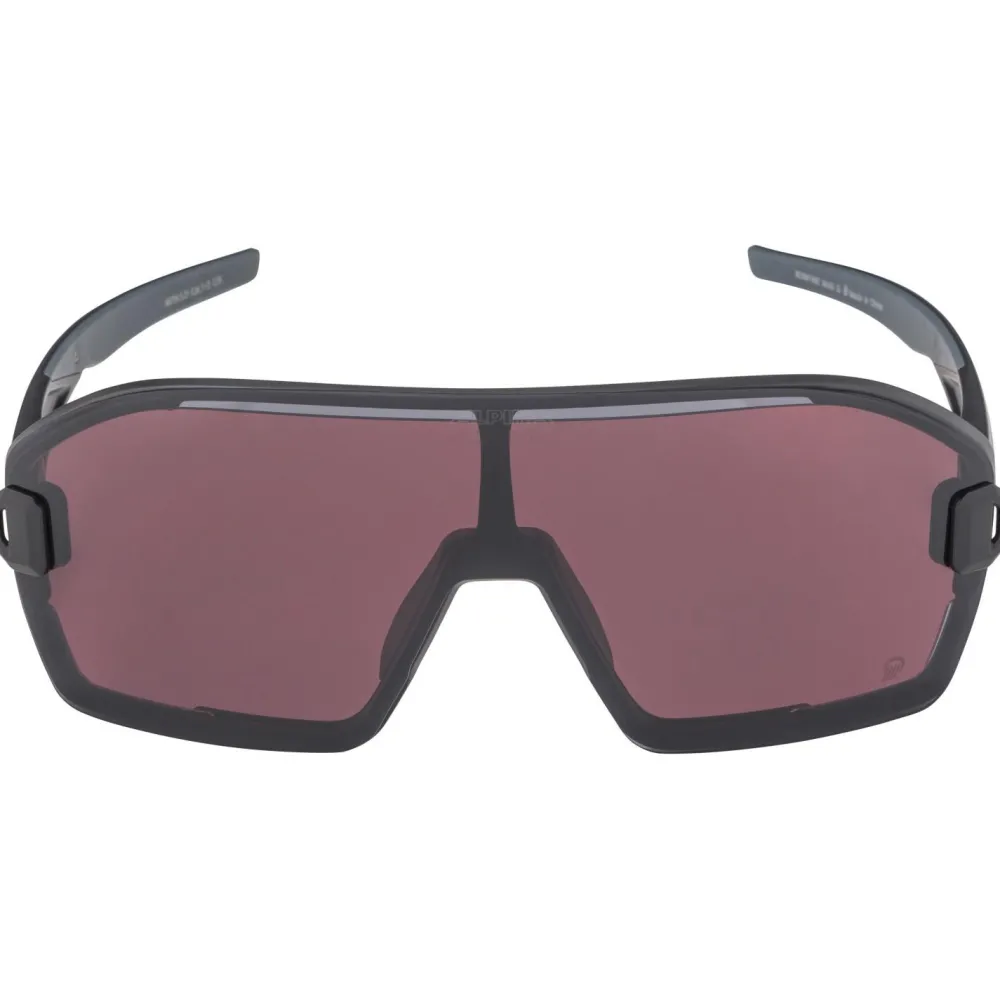 Alpina - Bonfire Mag Q S1 + S3 - Sonnenbrille Black Matt / Quattroflex Pink Clearance