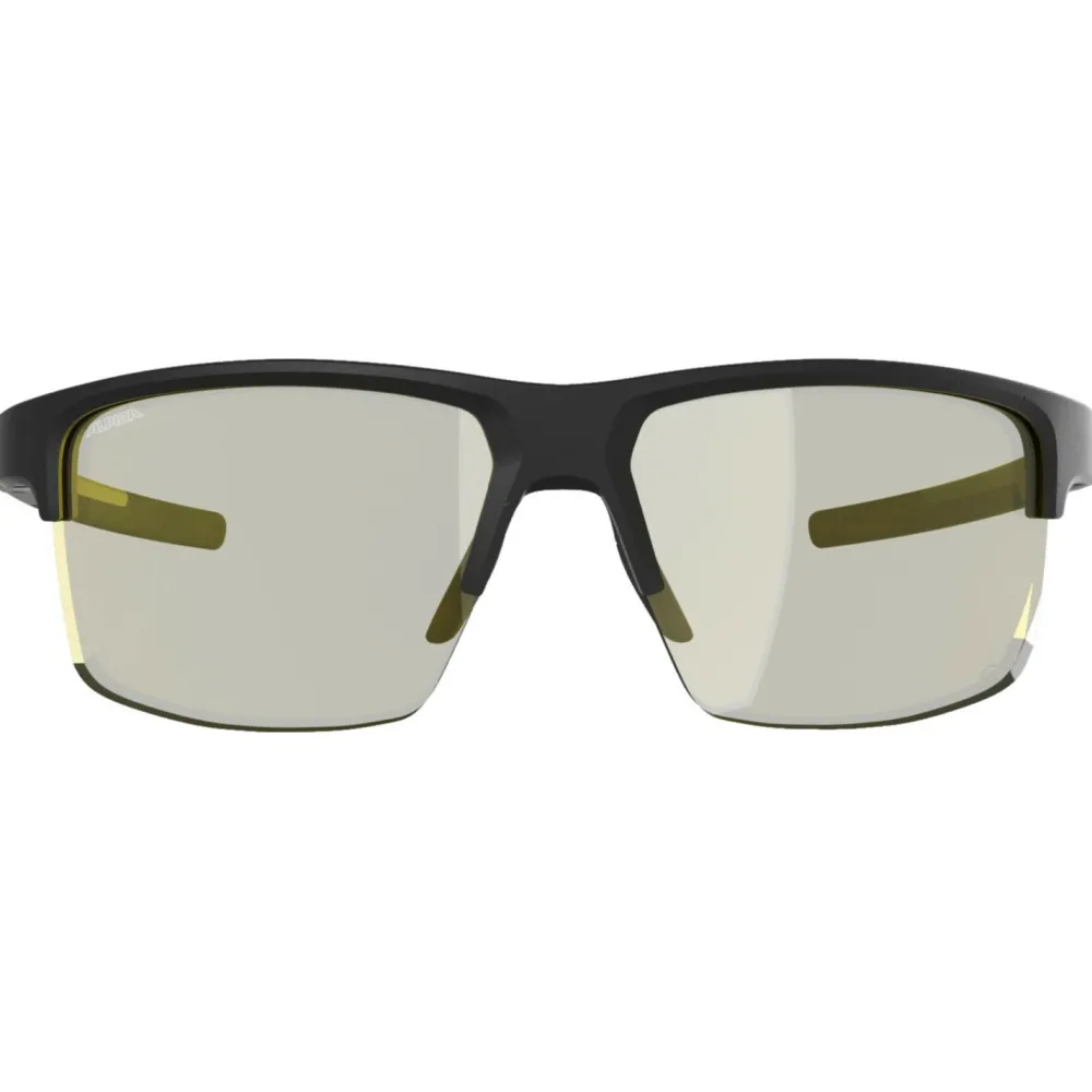 Alpina - Eagle Q-Lite S1 - Sonnenbrille Black Matt / Q-Lite Yellow Clearance