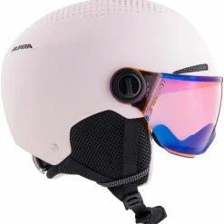 Alpina - Kid's Zupo Visor Quattroflex Mirror Lite S2 - Skihelm Rose Matt Hot