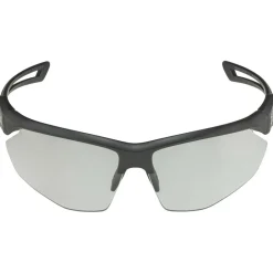 Alpina Fahrradbekleidung|Fahrradbrillen-- Nylos HR S0 - Fahrradbrille Black Transparent Matt / Clear