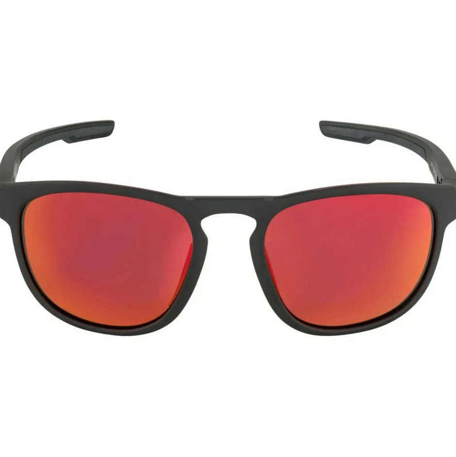 Alpina Wanderbekleidung|Fahrradbrillen-- Rift Mirror S3 - Sonnenbrille Black Matt / Red Mirror