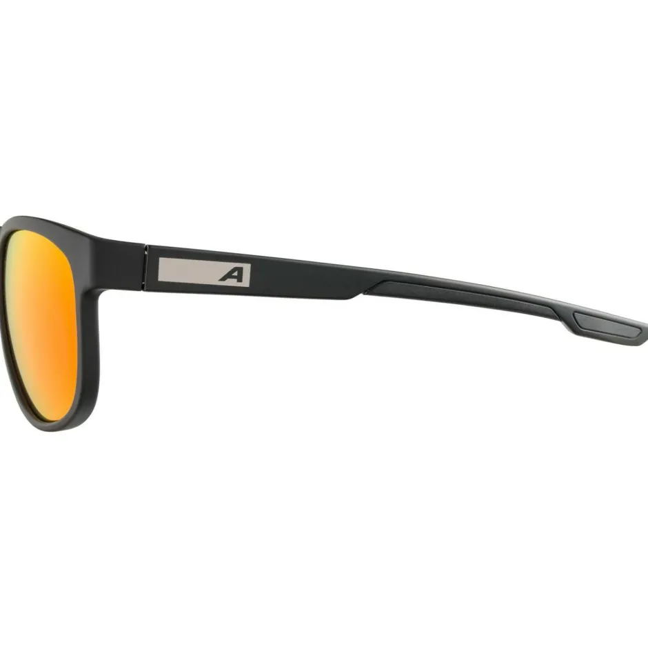 Alpina Wanderbekleidung|Fahrradbrillen-- Rift Mirror S3 - Sonnenbrille Black Matt / Red Mirror