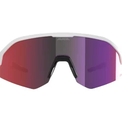 Alpina - Sonic HR M Q-Lite Mirror S2 - Fahrradbrille White Gloss / Q-Lite Pink Mirror Discount