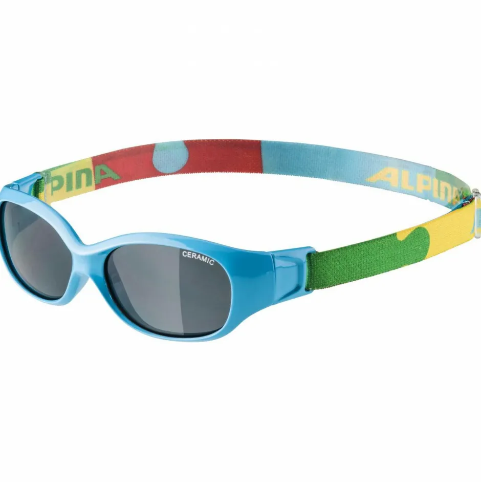 Alpina Wanderbekleidung|Brillen-- Sports Flexxy Kids Ceramic Black S3 - Sonnenbrille