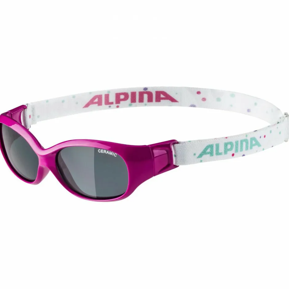 Alpina Wanderbekleidung|Brillen-- Sports Flexxy Kids Ceramic Black S3 - Sonnenbrille