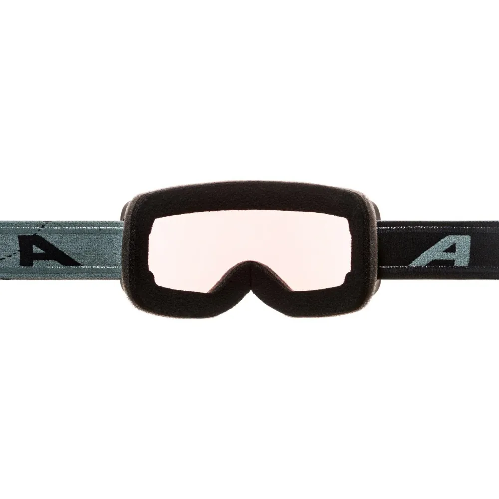 Alpina - Taos Q Mirror S2 (VLT 24%) - Skibrille Black / Willow / Green Matt / Green Mirror