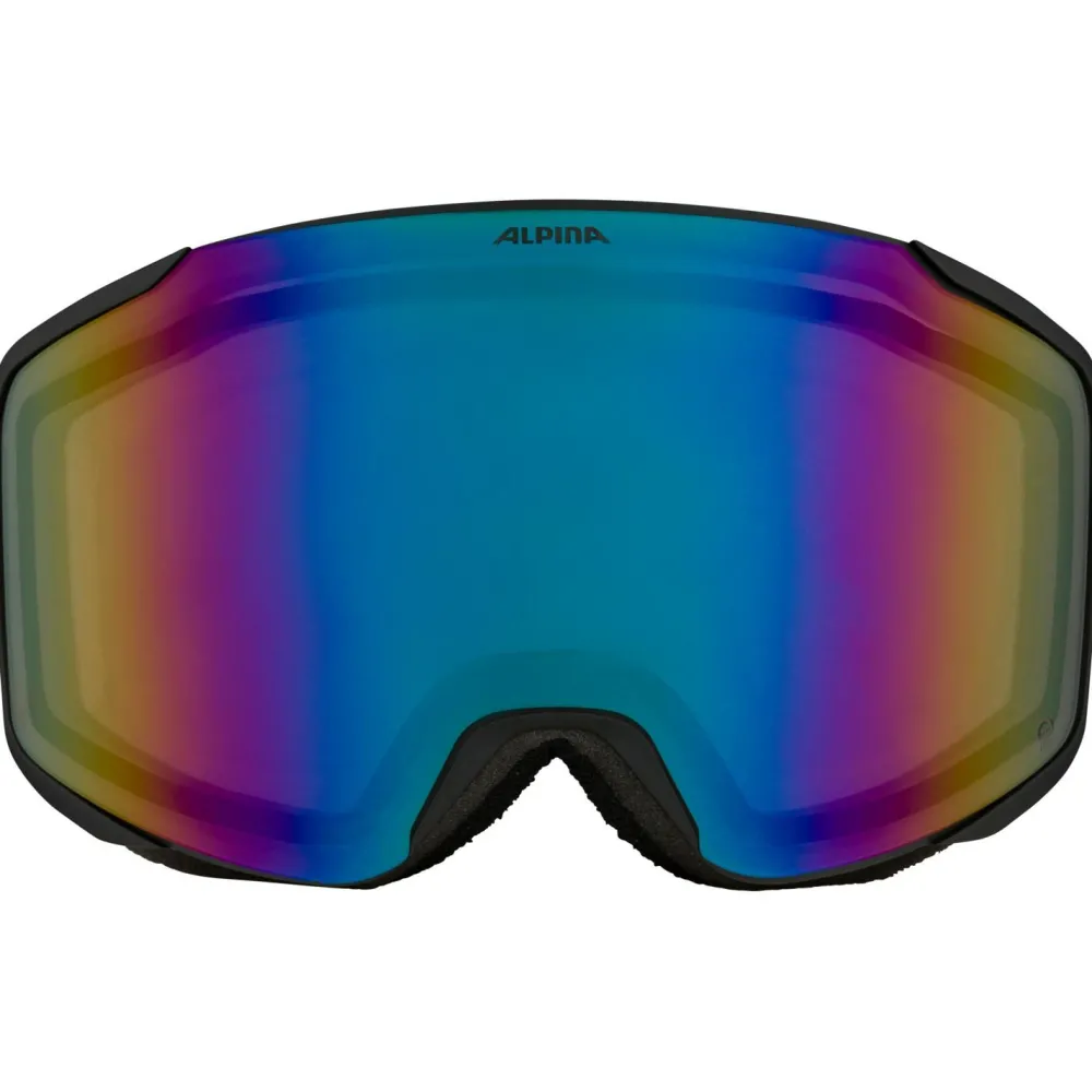 Alpina - Taos Q Mirror S2 (VLT 24%) - Skibrille Black / Willow / Green Matt / Green Mirror