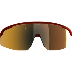 Alpina - Turbo Pro S Q-Lite S3 - Fahrradbrille Red / Translucent Matt / Q-Lite Gold
