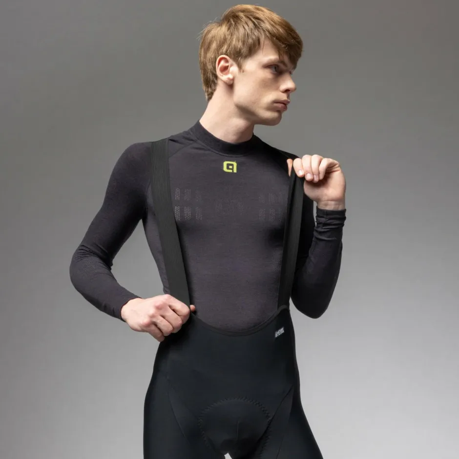 Alu00e9 Fahrradbekleidung|Radhosen-Alé - R-EV1 Clima Warm Plus 2.0 Bibtights - Radhose Black