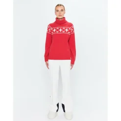 8848 Altitude - Women's Sage Wool Rollneck Sweat - Merinopullover Outlet