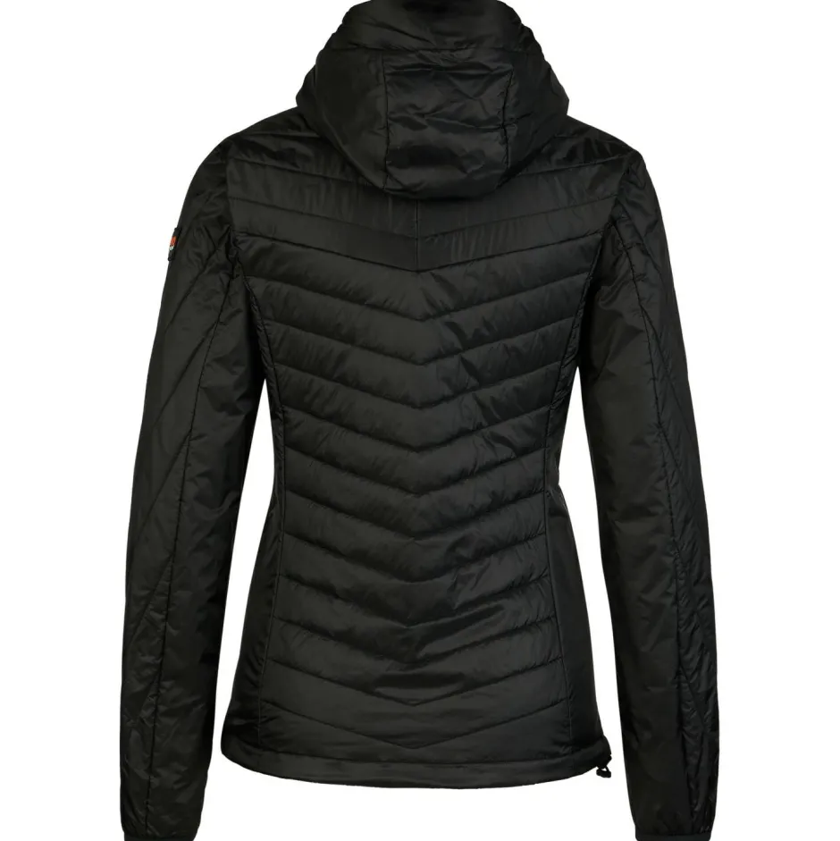 Alvivo Fahrradbekleidung|Wanderbekleidung-- Women's Galway - Kunstfaserjacke Black / Orange