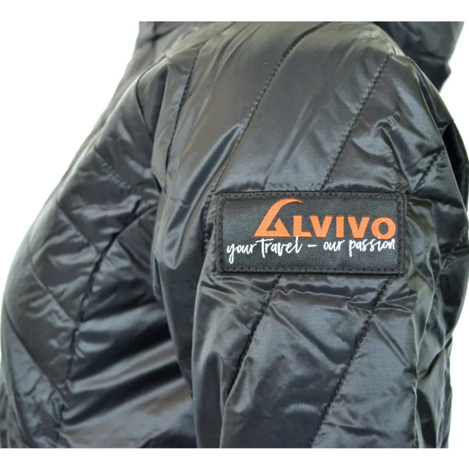 Alvivo Fahrradbekleidung|Wanderbekleidung-- Women's Galway - Kunstfaserjacke Black / Orange