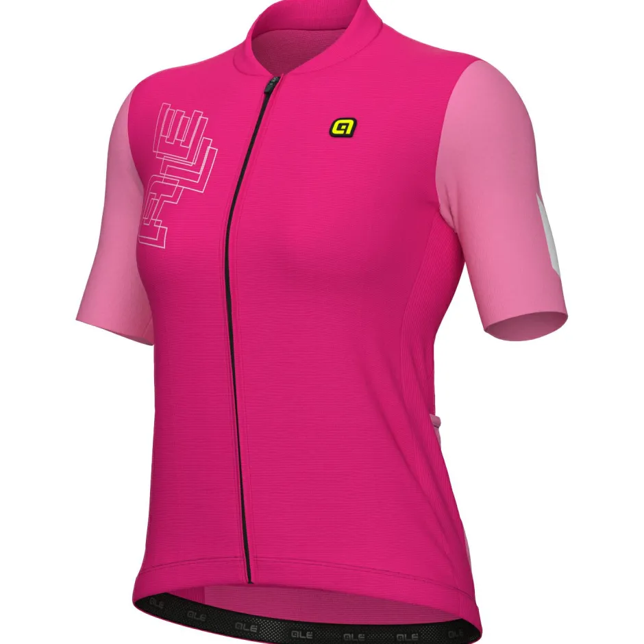 Alu00e9 Fahrradbekleidung|Radtrikots-Alé - Women's PR-E Follow Me S/S Jersey - Radtrikot