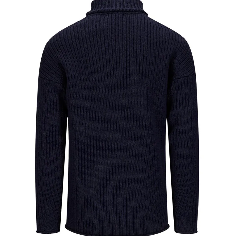 Amundsen Sports - Heroes Ski Turtle Neck - Wollpullover Faded Navy / Natural Sale