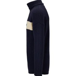 Amundsen Sports - Heroes Ski Turtle Neck - Wollpullover Faded Navy / Natural Sale