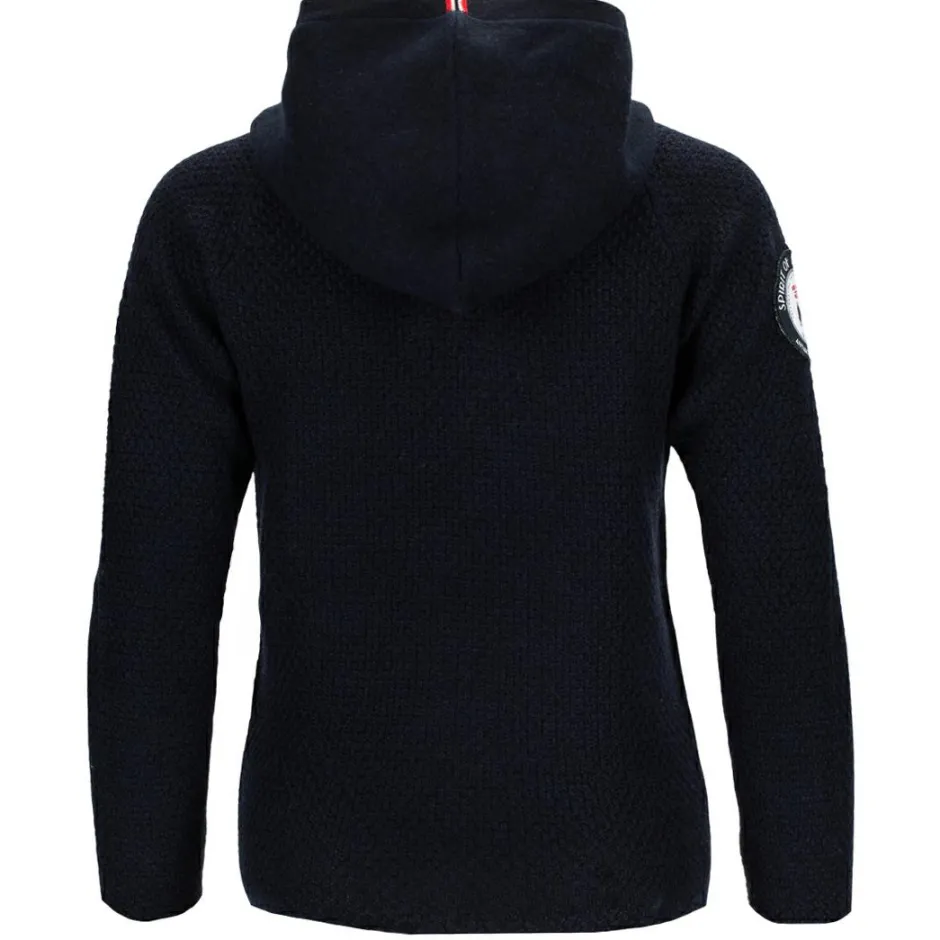 Amundsen Sports Pullover & Hoodies|Alltagsbekleidung-- Women's Boiled Hoodie Laced - Merinopullover Faded Navy
