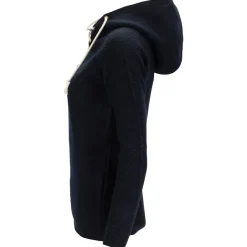 Amundsen Sports Pullover & Hoodies|Alltagsbekleidung-- Women's Boiled Hoodie Laced - Merinopullover Faded Navy