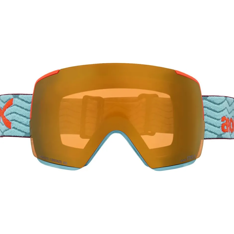 Anon Ski-Ausrüstung|Skibrillen-- M5S S3 (VLT 17%) + Bonus Lens S1 (VLT 59%) - Skibrille Retro Blue