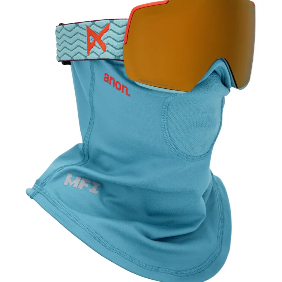 Anon Ski-Ausrüstung|Skibrillen-- M5S S3 (VLT 17%) + Bonus Lens S1 (VLT 59%) - Skibrille Retro Blue