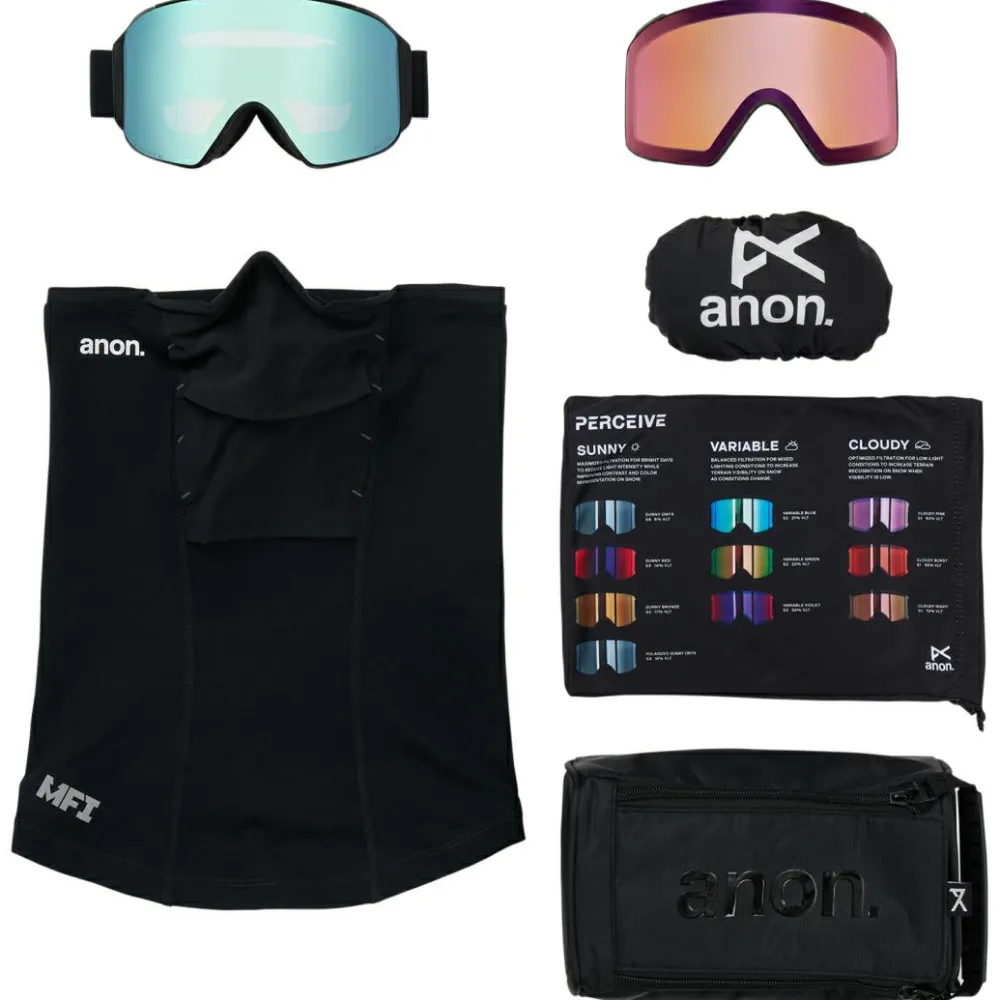 Anon - M4 S2 (VLT 21%) (Cyl.) + Bonus Lens S1 (VLT 53%) - Skibrille Online