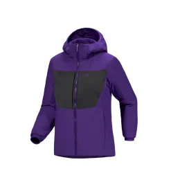 Arc'teryx Hochtourenbekleidung|Kletterbekleidung-- Women's Proton Heavyweight Hoody - Kunstfaserjacke Azalea / Black