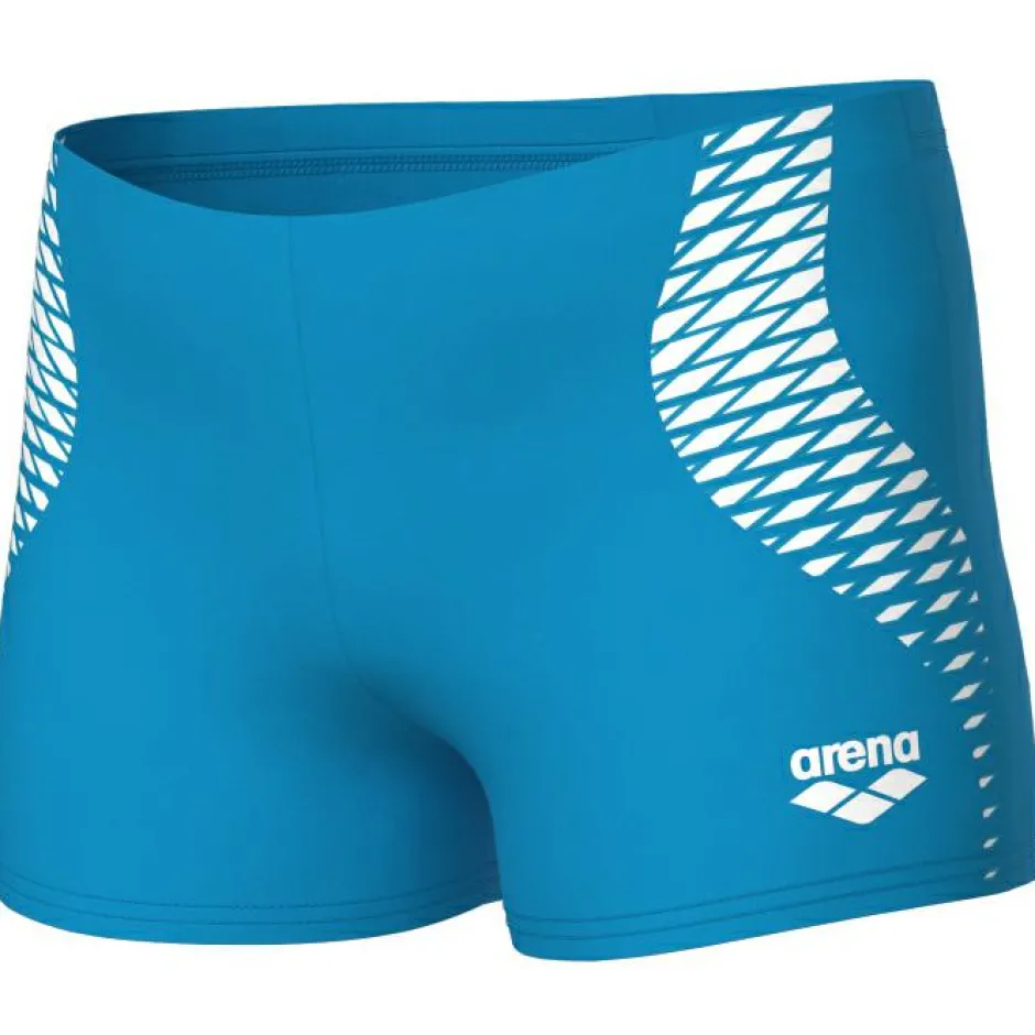Arena Bademode-- Boy's Openings Swim Short - Badehose Black / Turquoise