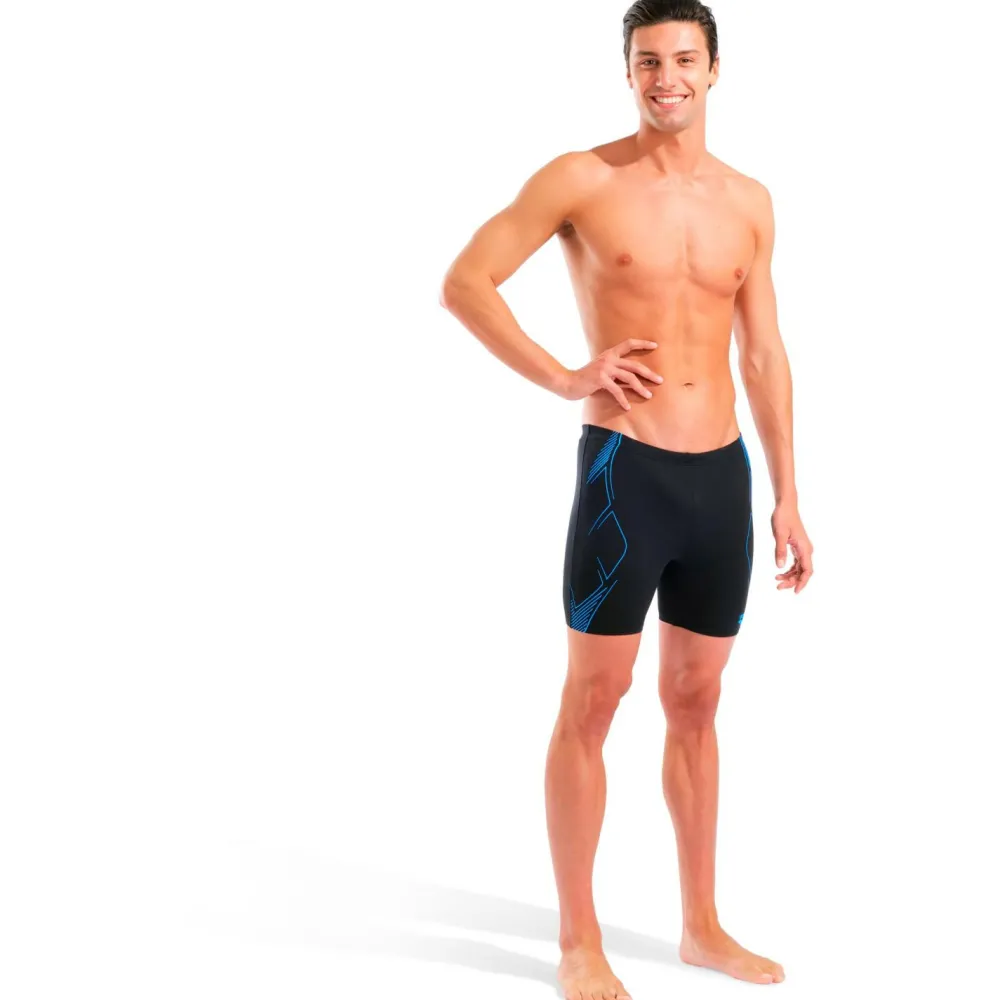 - Graphic Swim Mid Jammer - Badehose < Arena Outlet