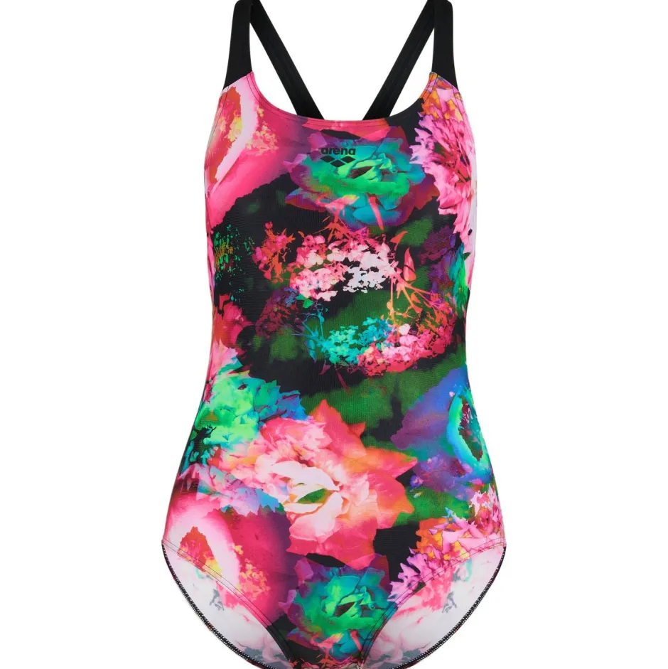 Arena Bademode-- Women's Roseland Swimsuit Swim Pro Back - Badeanzug Black Multi