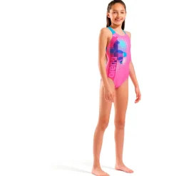 Arena - Girl's Dots Swimsuit Swim Pro Back - Badeanzug