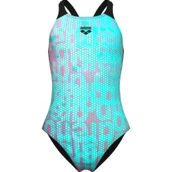 Arena - Girl's Multi Colours Swimsuit V Back - Badeanzug