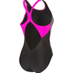 Arena - Women's Grid Swimsuit V Back Graphic - Badeanzug Online