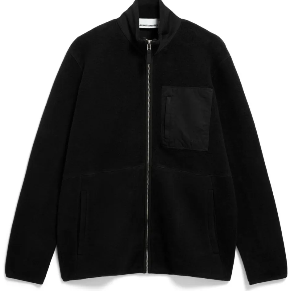 ARMEDANGELS Freizeitjacken|Jacken-- Flaabo Fleece Jacket - Fleecejacke Black
