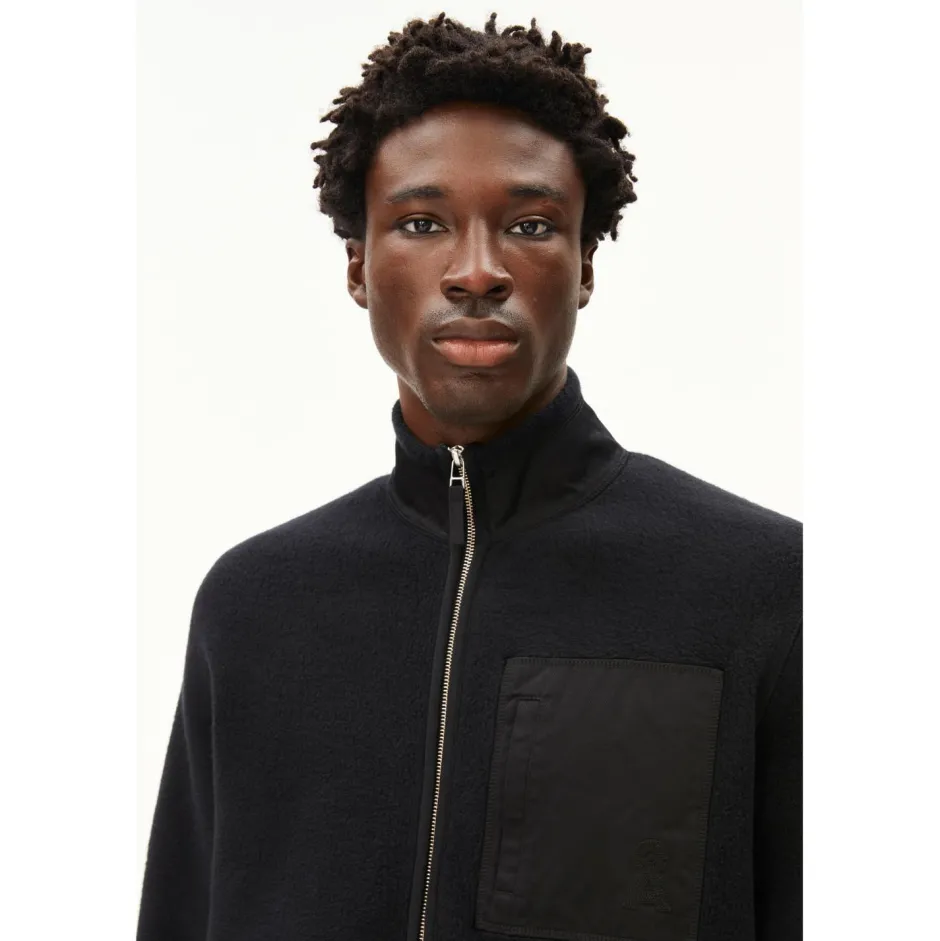 ARMEDANGELS Freizeitjacken|Jacken-- Flaabo Fleece Jacket - Fleecejacke Black
