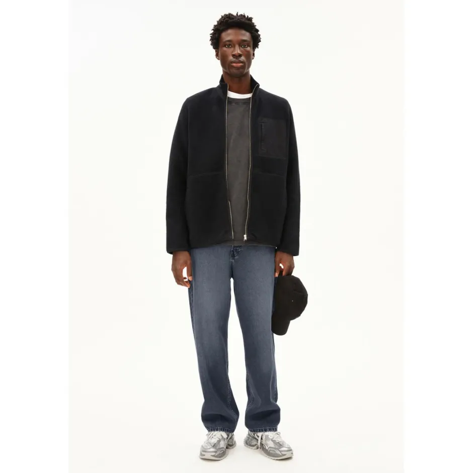 ARMEDANGELS Freizeitjacken|Jacken-- Flaabo Fleece Jacket - Fleecejacke Black