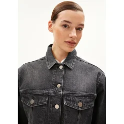 ARMEDANGELS - Women's Densiaa - Freizeitjacke Washed Obsidian Sale